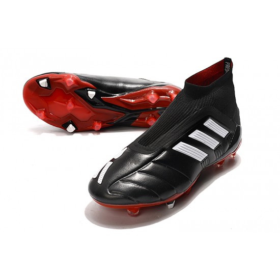 Kopačky Adidas Predator Mania 19+ FG Bezcenný Černá Bílý Červené