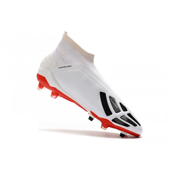 Kopačky Adidas Predator Mania 19+ FG Bezcenný Bílý Černá Červené