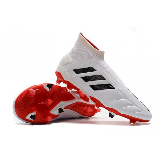 Kopačky Adidas Predator Mania 19+ FG Bezcenný Bílý Černá Červené