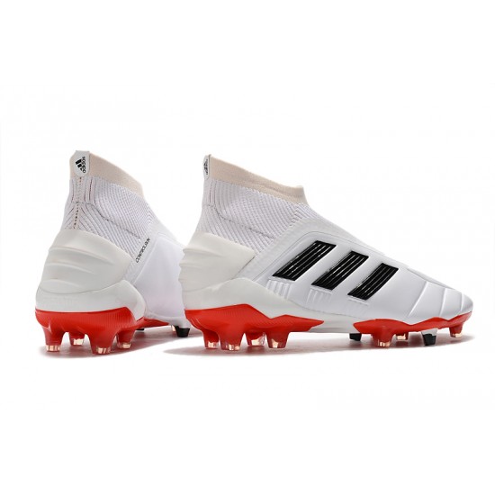 Kopačky Adidas Predator Mania 19+ FG Bezcenný Bílý Černá Červené