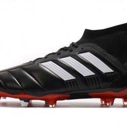 Kopačky Adidas Predator Mania 19.1 FG Bezcenný Leather Černá Bílý Červené