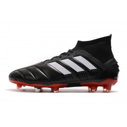 Kopačky Adidas Predator Mania 19.1 FG Bezcenný Leather Černá Bílý Červené