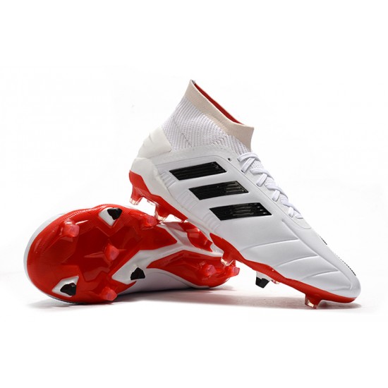 Kopačky Adidas Predator Mania 19.1 FG Bezcenný Leather Bílý Černá