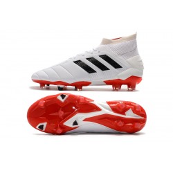 Kopačky Adidas Predator Mania 19.1 FG Bezcenný Leather Bílý Černá