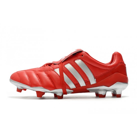 Kopačky Adidas Predator Mania FG Classic Červené Stříbrný