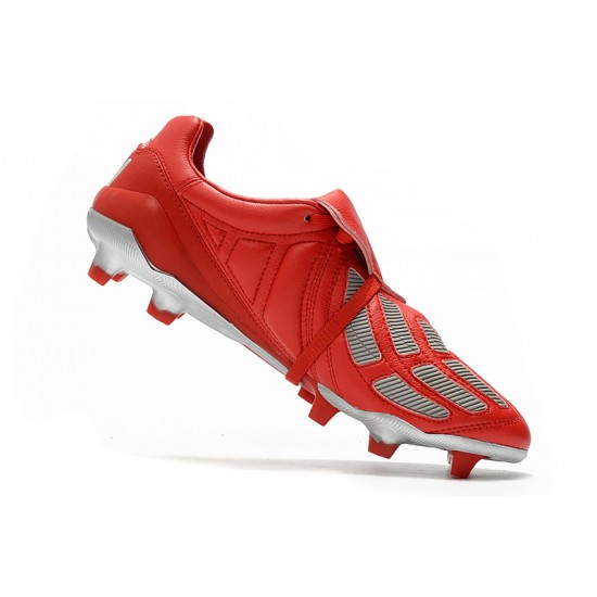 Kopačky Adidas Predator Mania FG Classic Červené Stříbrný