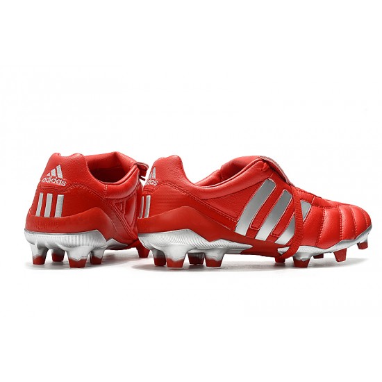 Kopačky Adidas Predator Mania FG Classic Červené Stříbrný