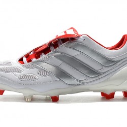 Kopačky Adidas Predator Precision FG X Beckham 25th Anniversary Bílý Stříbrný