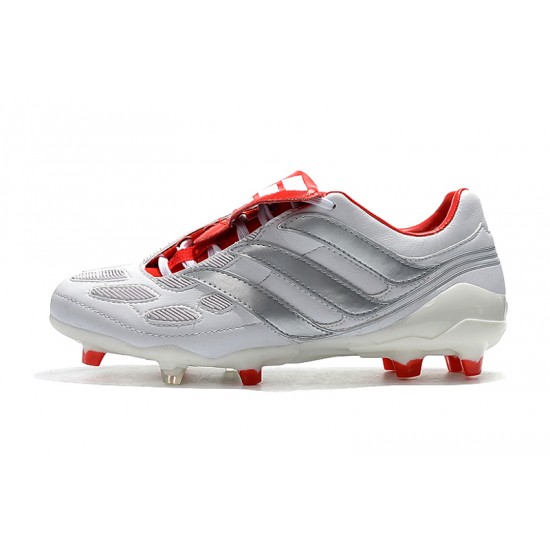 Kopačky Adidas Predator Precision FG X Beckham 25th Anniversary Bílý Stříbrný