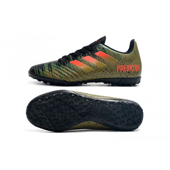 Kopačky Adidas Predator Tango 18.4 TF Armáda Zelená oranžový