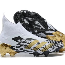 Kopačky Adidas Predator Mutator 20 AG Bílý Černá Zlato High-top