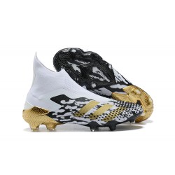 Kopačky Adidas Predator Mutator 20 AG Bílý Černá Zlato High-top