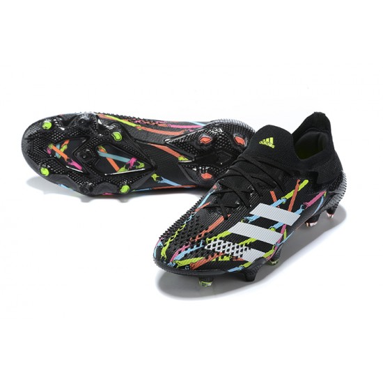 Kopačky Adidas Predator Mutator 20 FG Černá Růžový Modrý Low-top