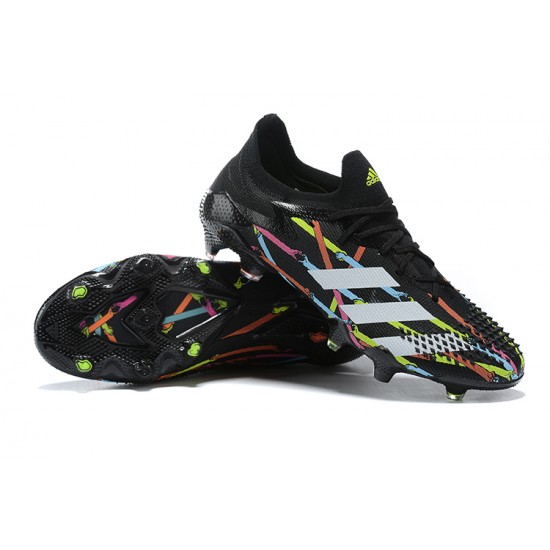 Kopačky Adidas Predator Mutator 20 FG Černá Růžový Modrý Low-top