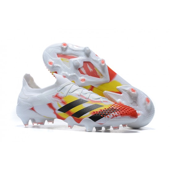 Kopačky Adidas Predator Mutator 20 FG Černá Žlutý Červené Bílý Low-top