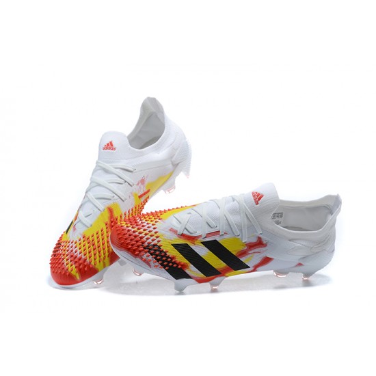 Kopačky Adidas Predator Mutator 20 FG Černá Žlutý Červené Bílý Low-top