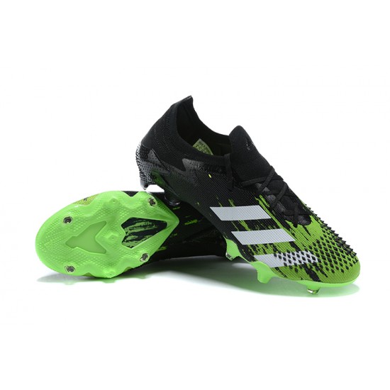 Kopačky Adidas Predator Mutator 20 FG Zelená Černá Bílý Low-top