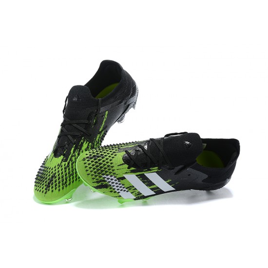 Kopačky Adidas Predator Mutator 20 FG Zelená Černá Bílý Low-top