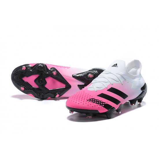 Kopačky Adidas Predator Mutator 20 FG Růžový Černá Bílý Low-top