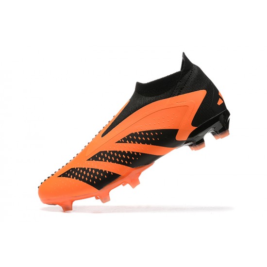 Kopačky Adidas Predator Accuracy Fg Boots Černá Oranžovýý Low-top