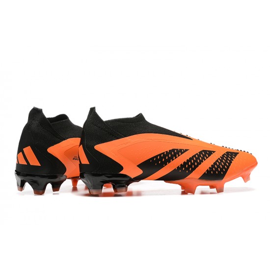 Kopačky Adidas Predator Accuracy Fg Boots Černá Oranžovýý Low-top