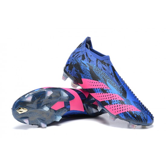 Kopačky Adidas Predator Accuracy Fg Boots Modrý Růžový Low-top