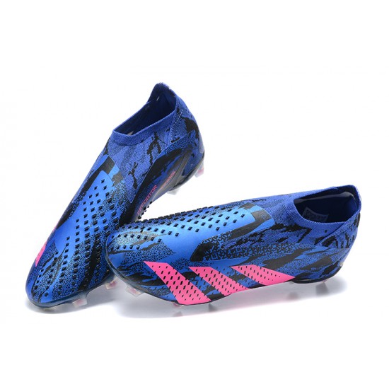 Kopačky Adidas Predator Accuracy Fg Boots Modrý Růžový Low-top