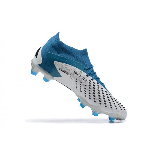 Kopačky Adidas Predator Accuracy Fg Boots Modrý Bílý High-top