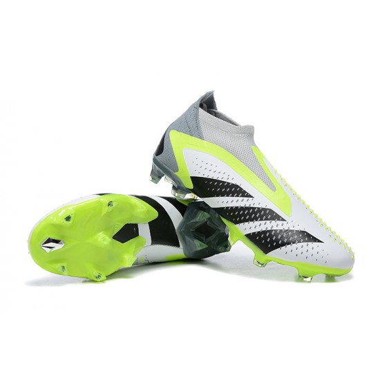 Kopačky Adidas Predator Accuracy Fg Boots Šedá Zelená High-top