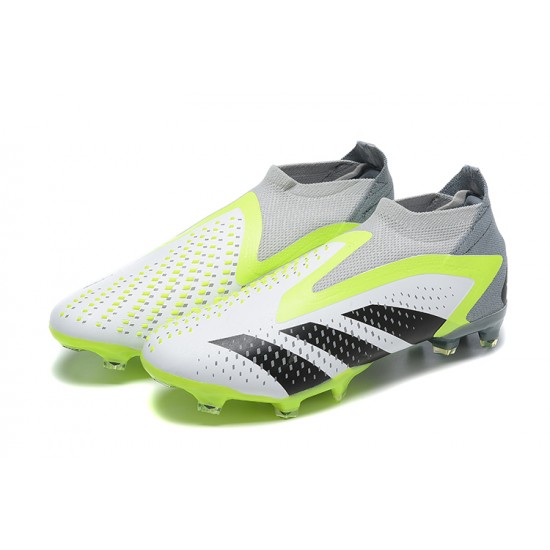 Kopačky Adidas Predator Accuracy Fg Boots Šedá Zelená High-top