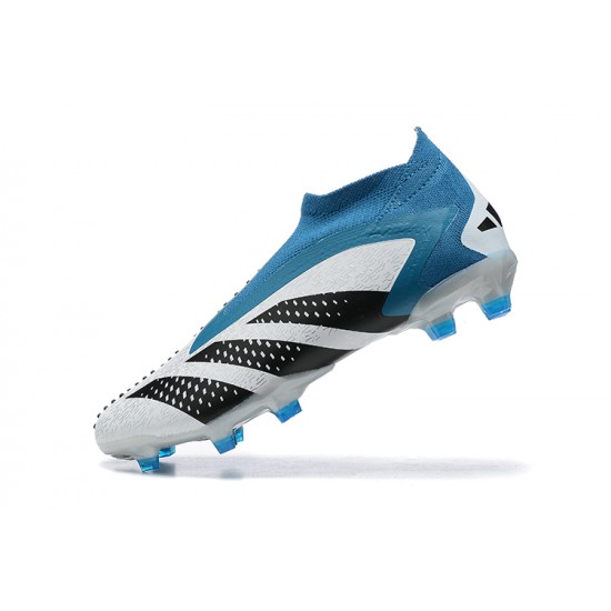 Kopačky Adidas Predator Accuracy Fg Boots LightModrý Bílý High-top