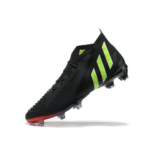 Kopačky Adidas Predator Edge Geometric 1 FG Černá Zelená High-top