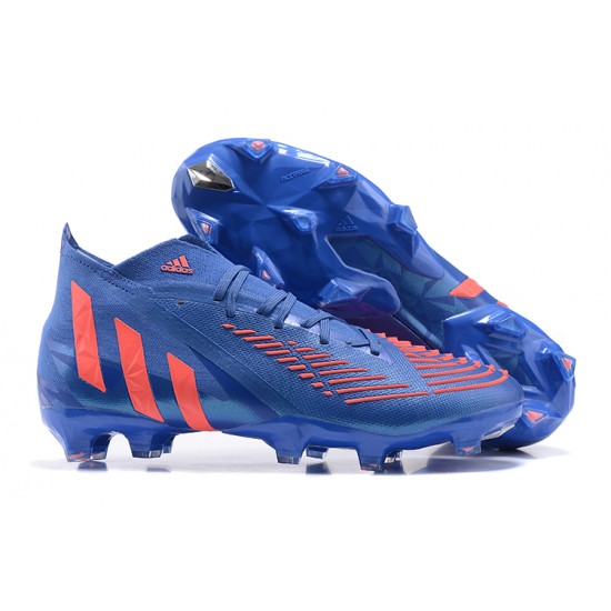 Kopačky Adidas Predator Edge Geometric 1 FG Modrý Oranžovýý