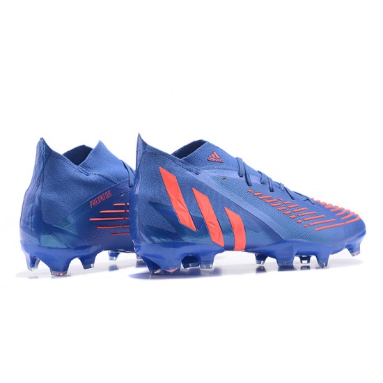 Kopačky Adidas Predator Edge Geometric 1 FG Modrý Oranžovýý