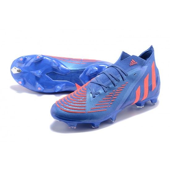 Kopačky Adidas Predator Edge Geometric 1 FG Modrý Oranžovýý