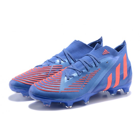 Kopačky Adidas Predator Edge Geometric 1 FG Modrý Oranžovýý