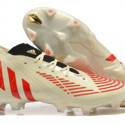 Kopačky Adidas Predator Edge Geometric 1 FG Khaki Černá Oranžovýý High-top