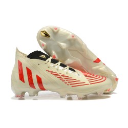 Kopačky Adidas Predator Edge Geometric 1 FG Khaki Černá Oranžovýý High-top