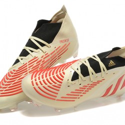 Kopačky Adidas Predator Edge Geometric 1 FG Khaki Černá Oranžovýý High-top