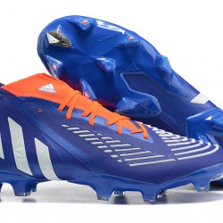 Kopačky Adidas Predator Edge Geometric 1 FG Oranžovýý Modrý Bílý High-top