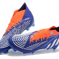 Kopačky Adidas Predator Edge Geometric 1 FG Oranžovýý Modrý Bílý High-top