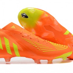 Kopačky Adidas Predator Edge Geometric 1 FG Oranžovýý Žlutý High-top