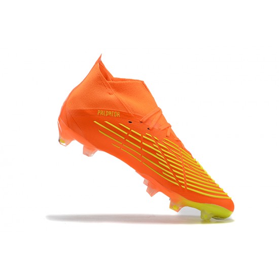 Kopačky Adidas Predator Edge Geometric 1 FG Oranžovýý Žlutý High-top