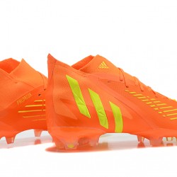 Kopačky Adidas Predator Edge Geometric 1 FG Oranžovýý Žlutý High-top