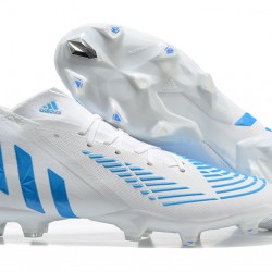 Kopačky Adidas Predator Edge Geometric 1 FG Bílý Modrý High-top