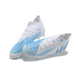 Kopačky Adidas Predator Edge Geometric 1 FG Bílý Modrý High-top