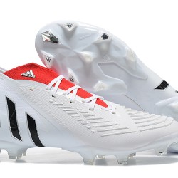 Kopačky Adidas Predator Edge Geometric 1 FG Bílý Červené Černá High-top