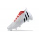 Kopačky Adidas Predator Edge Geometric 1 FG Bílý Červené Černá High-top