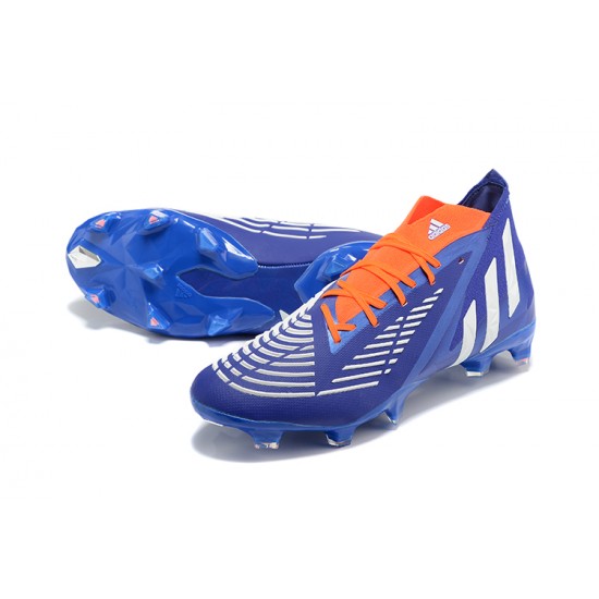 Kopačky Adidas Predator Edge Geometric.1 FG Mid-top Modrý Oranžovýý