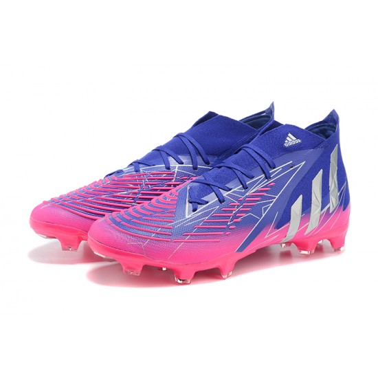 Kopačky Adidas Predator Edge Geometric.1 FG Mid-top Modrý Růžový